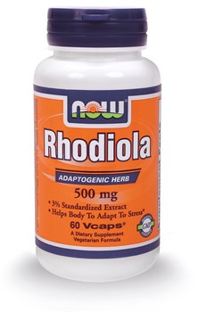 Picture of NOW RHODIOLA 500mg 3pct EXTRACT