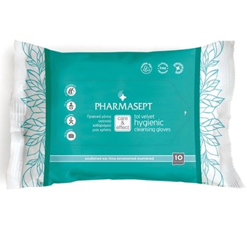 Picture of PHARMASEPT Tol Velvet Hygienic Cleansing Gloves 10τμχ