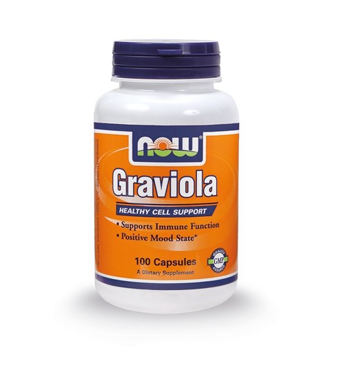 Picture of NOW GRAVIOLA 500mg 100caps