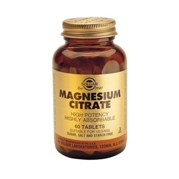 Picture of SOLGAR Magnesium Citrate 200mg 60 tabs