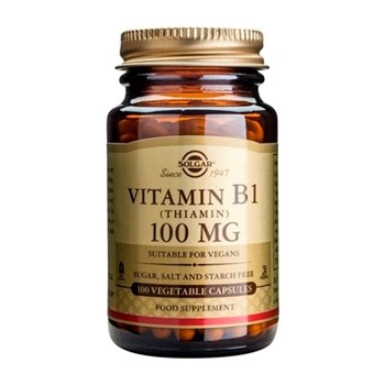 Picture of SOLGAR Vitamin Β1 (Thiamin) 100mg 100 veg.caps