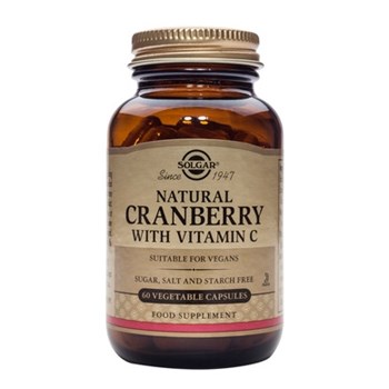 Picture of SOLGAR CRANBERRY EXTRACT WITH VIT-C 60 caps