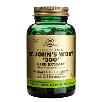 Picture of SOLGAR St.John's Wort Herb Extract 300mg 50 veg.caps