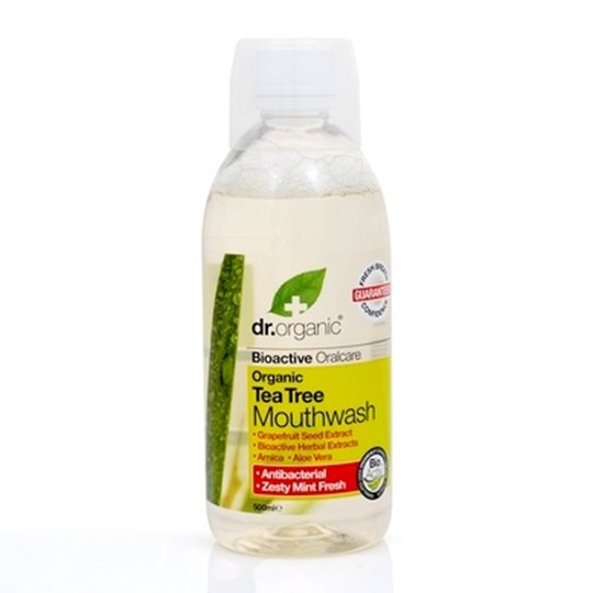 Picture of DR.ORGANIC Organic Tea Tree Mouthwash 500ml