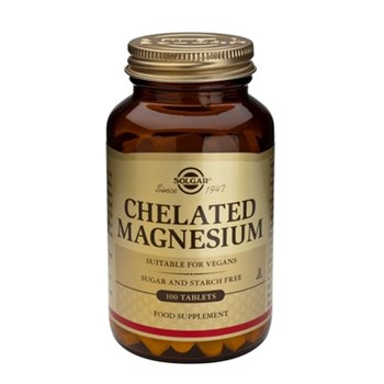 Picture of SOLGAR Chelated Magnesium 100mg 100 tabs