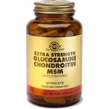 Picture of SOLGAR Glucosamine Chondroitin MSM 60 tabs