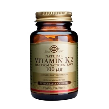 Picture of SOLGAR Vitamin Κ2 100μg 50 veg.caps