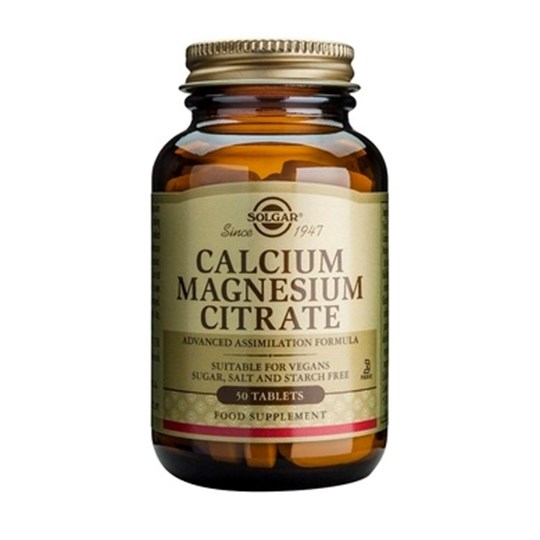 Picture of SOLGAR Calcium Magnesium Citrate 50 tabs