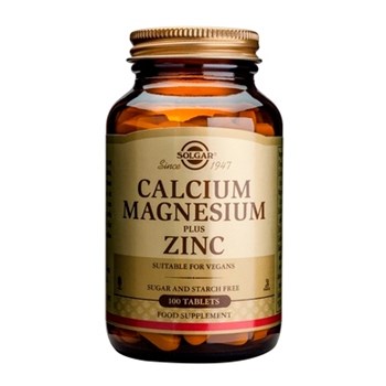 Picture of SOLGAR Calcium Magnesium plus Zinc 100 tabs