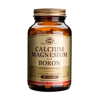 Picture of SOLGAR Calcium Magnesium plus Boron 100 tabs