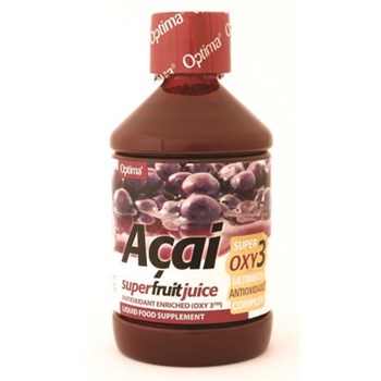 Picture of OPTIMA ACAI SUPER FRUIT JUICE with Oxy3 ΕΝΙΣΧΥΜΕΝΟΣ ΧΥΜΟΣ ΜΟΥΡΩΝ ACAI OPTIMA 500ml