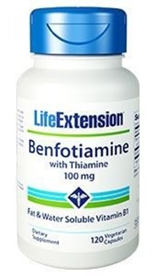 Picture of Life Extension, Benfotiamine With Thiamine 100mg 120caps