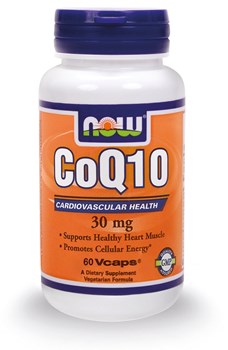 Picture of NOW CoQ10 30 mg 60 Vcaps