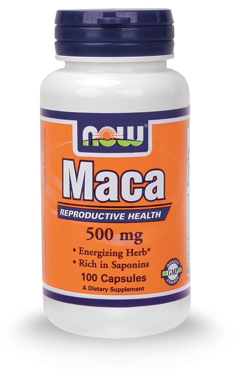 NOW MACA 500 mg 100caps - PharmaDirect.gr