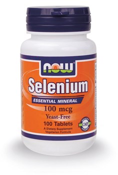 Picture of NOW SELENIUM 100mg 100 tabs