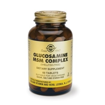 Picture of SOLGAR Glucosamine MSM Complex (Shellfish-Free) 60 tabs