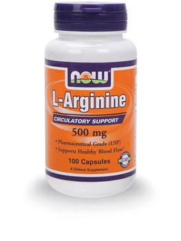 Picture of NOW L-ARGININE 500mg 100caps