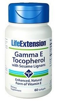 Picture of LIFE ΕΧΤENSION,GAMMA Ε TOCOPHEROL with sesame lignans 60softgels