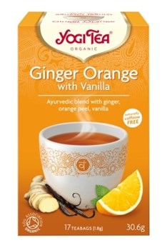 Picture of YOGI ΤΕΑ GINGER ORANGE 30.6gr ΒΙΟ