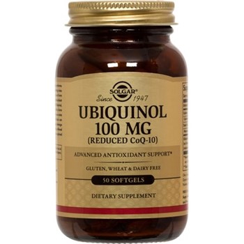 Picture of SOLGAR Ubiquinol 100mg 50 softgels