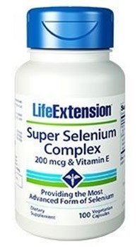 Picture of Life Extension, SUPER SELENIUM Complex 200mcg & Vitamin E 100 Vegetarian Caps