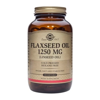 Picture of SOLGAR Flaxseed Oil 1250mg 100 softgels