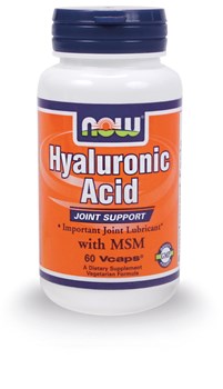 Picture of NOW HYALURONIC ACID 50mg &MSN 60vcaps