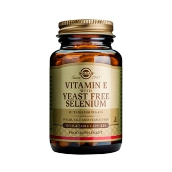 Picture of SOLGAR Vitamin Ε with Yeast Free Selenium 100 veg.caps