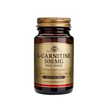 Picture of SOLGAR L-Carnitine 500mg 30Tabs