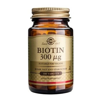 Picture of SOLGAR Biotin 300μg 100 tabs