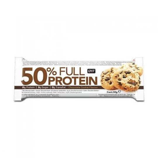 Picture of QNT 50% Full Protein Bar Chocolate Cookie 50gr