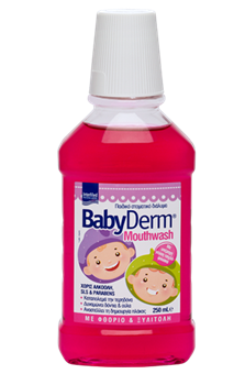 Picture of INTERMED Babyderm Mouthwash Με Γεύση Τσιχλόφουσκα 250ml