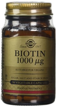 Picture of SOLGAR Biotin 1000μg 50 tabs