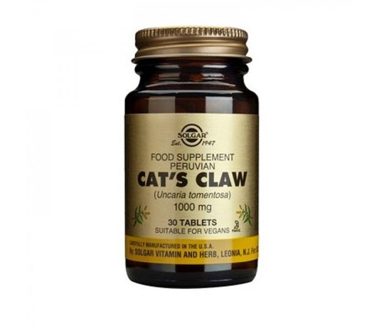 Picture of SOLGAR Cat's Claw 1000mg 30 tabs