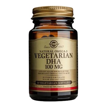 Picture of SOLGAR Vegetarian DHA 100mg 30 softgels