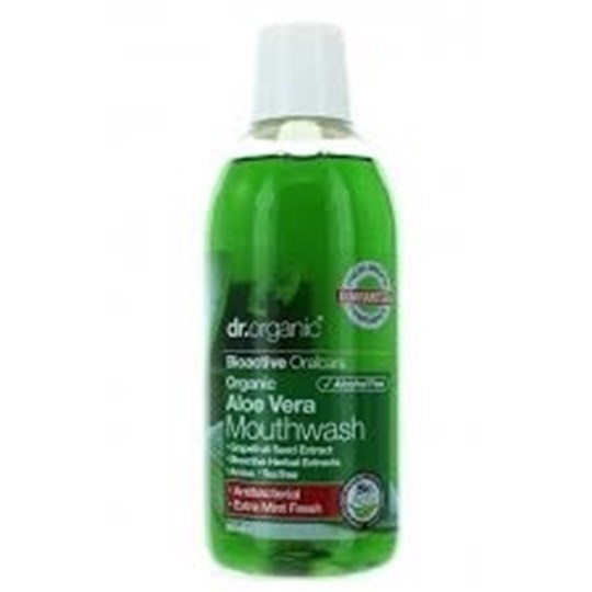 Picture of DR.ORGANIC Organic Aloe Vera Mouthwash 500ml