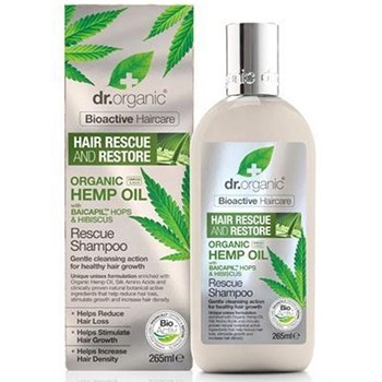 Picture of DR.ORGANIC Organic Hemp Oil Rescue Shampoo 265ml Σαμπουάν για την Τριχόπτωση με Έλαιο Κάνναβης