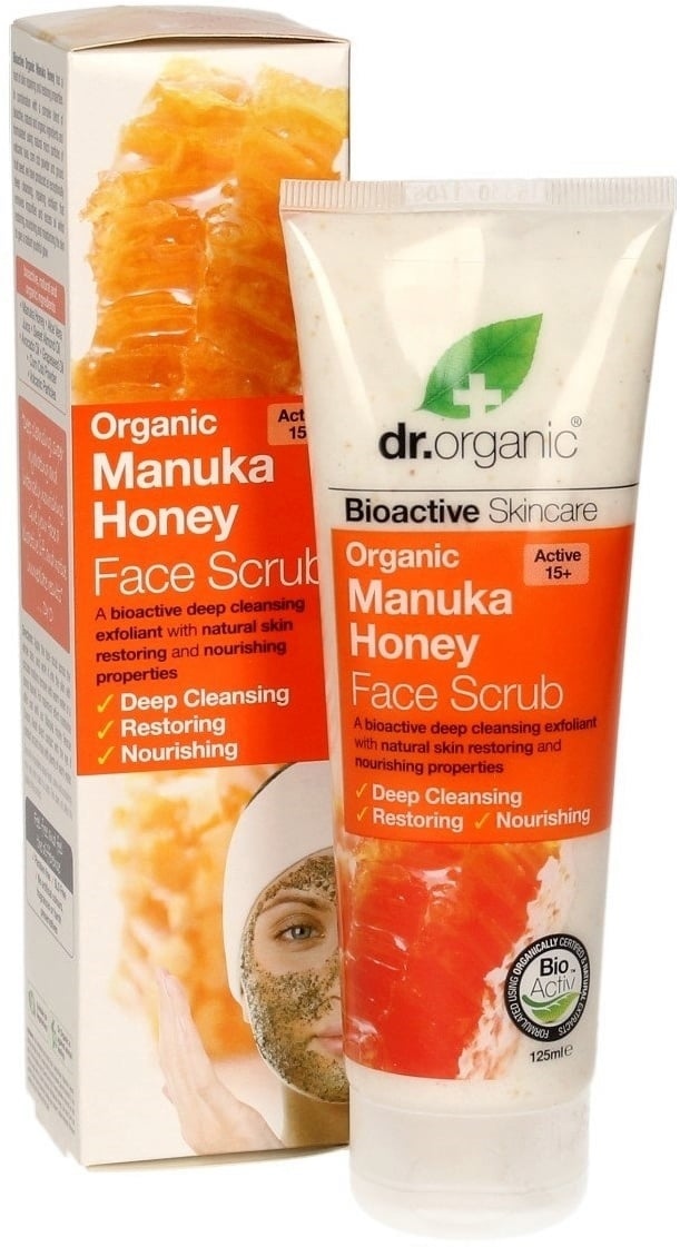 Organic Manuka Honey Face Scrub 125ml PharmaDirect.gr