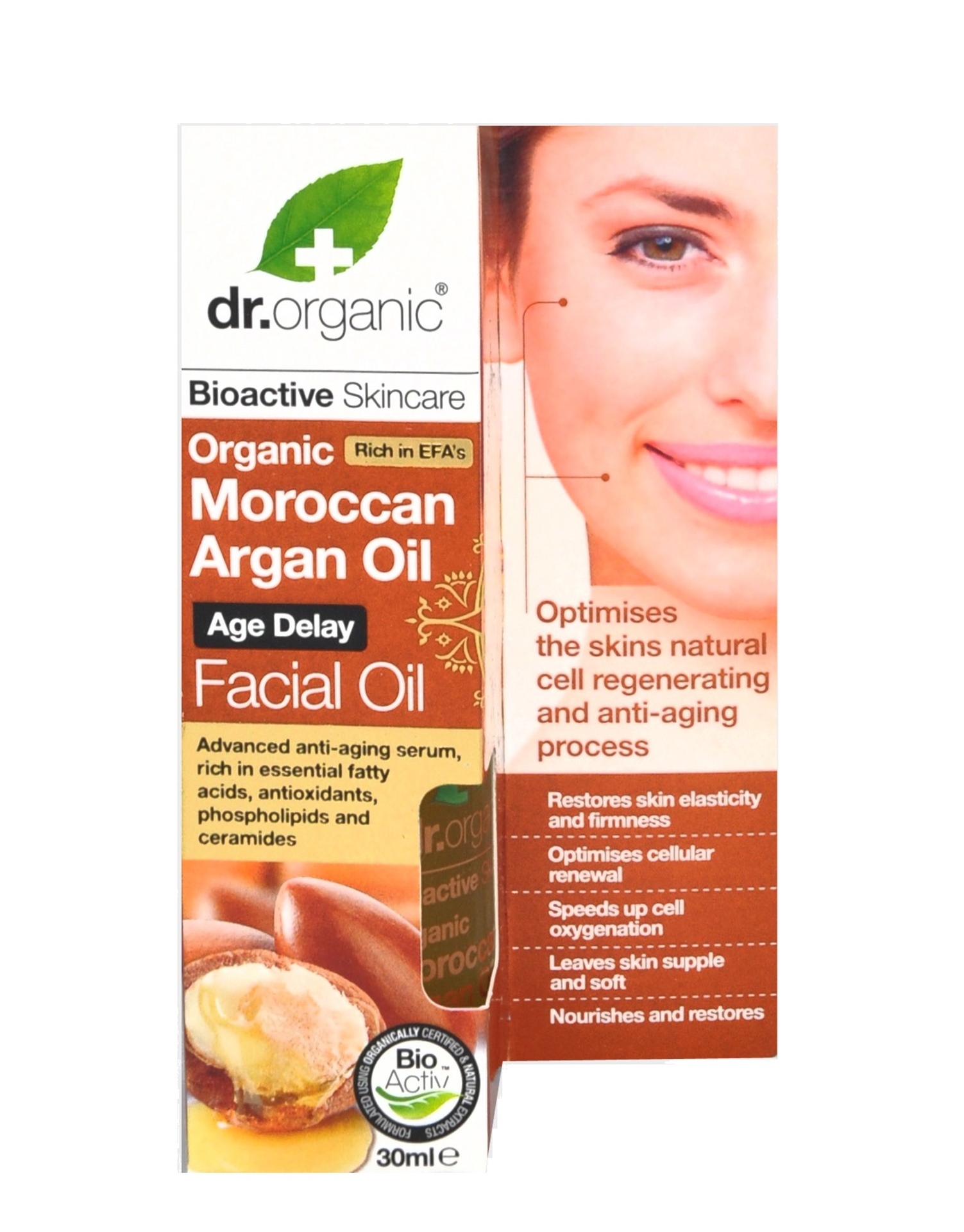 Organic Moroccan Argan Oil Facial Oil 30ml PharmaDirect.gr