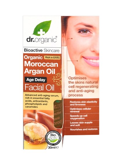 Picture of DR.ORGANIC Organic Moroccan Argan Oil Facial Oil 30ml