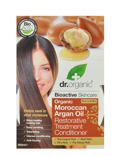 Picture of DR.ORGANIC Organic Moroccan Argan Oil Restorative Treatment Conditioner 200ml