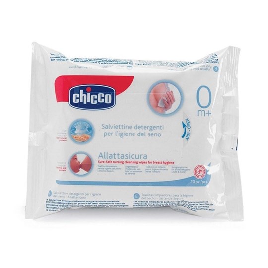 Picture of CHICCO ΜΑΝΤΗΛΑΚΙΑ ΚΑΘΑΡΙΣΜΟΥ ΣΤΗΘΟΥΣ, 20 ΤΜΧ