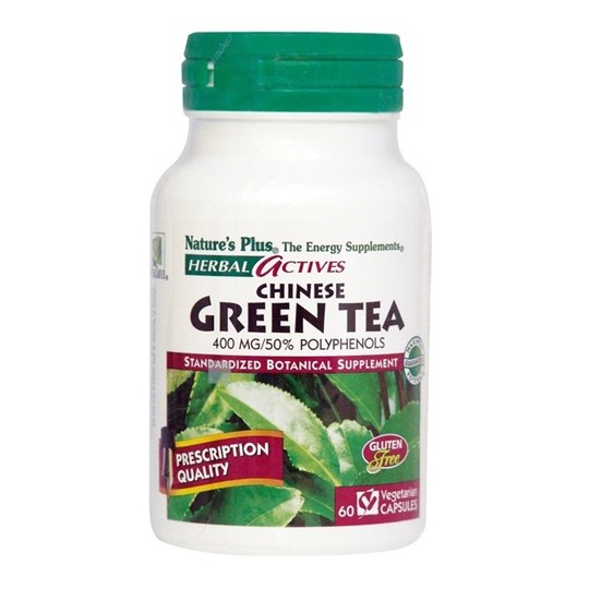 Picture of Nature's Plus GREEN TEA (CHINESE) 400mg 60vegcaps