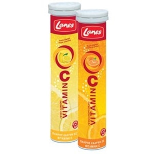Picture of LANES Vitamin C (Λεμόνι) 20 αναβράζουσες ταμπλέτες