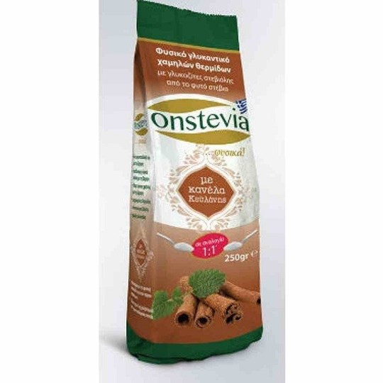 Picture of INOVIA ONSTEVIA ΓΛΥΚΑΝΤΙΚΟ 250γρ. με γεύση Κανελας Κεϋλανης