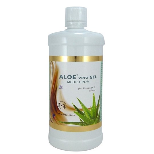 Picture of MEDICHROM Aloe Vera Gel Plus Vitamin D με Γεύση Ροδάκινο 1Kg