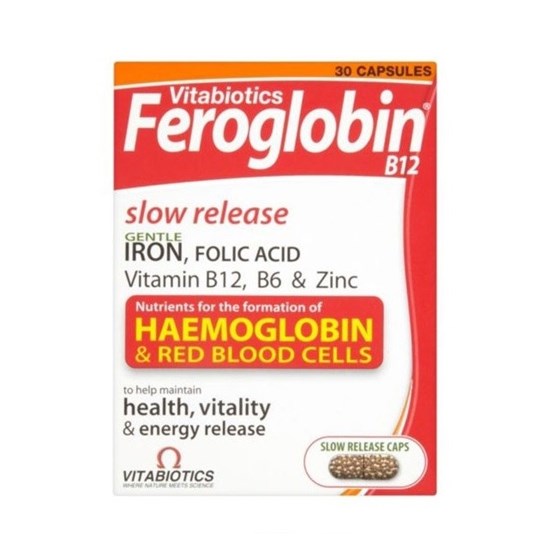 Picture of Vitabiotics Feroglobin Slow Release 30 caps