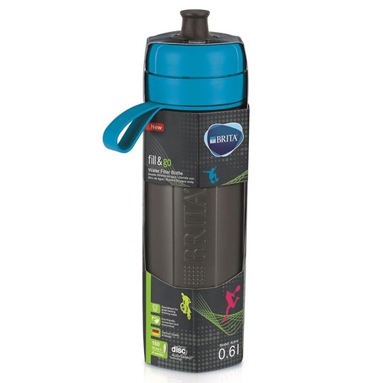 Picture of BRITA ΜΠΟΥΚΑΛΙ ΝΕΡΟΥ FILL & GO ACTIVE 0.6lt BLUE