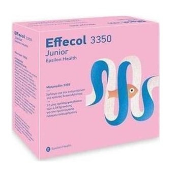 Picture of EFFECOL 3350 JUNIOR Epsilon Health 12 Sachets X 6,563g