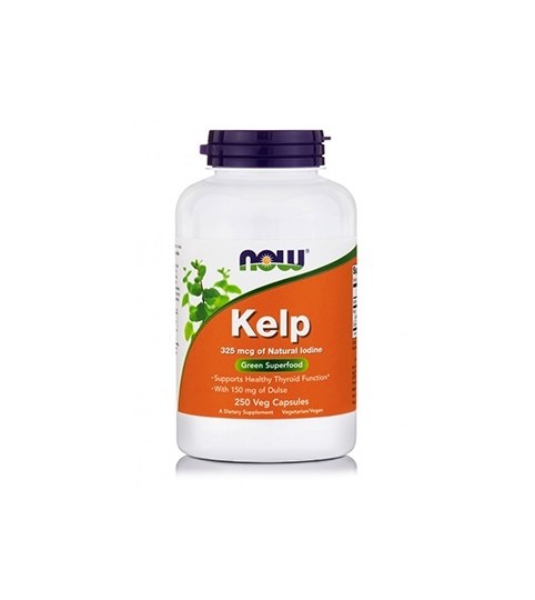 Picture of NOW Kelp 325 mcg Veg 250 Capsules